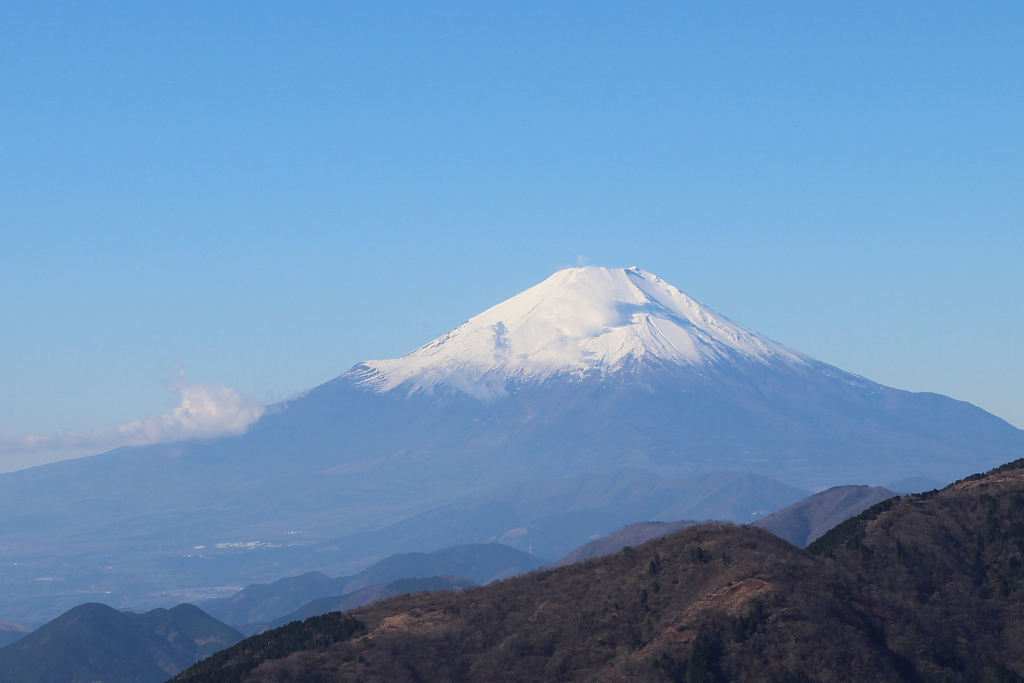 大山からの富士山