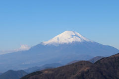 大山からの富士山