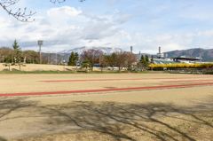 飯綱山のある風景