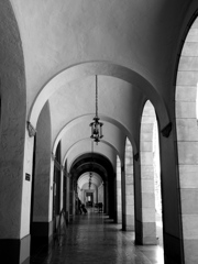 BW - hallway