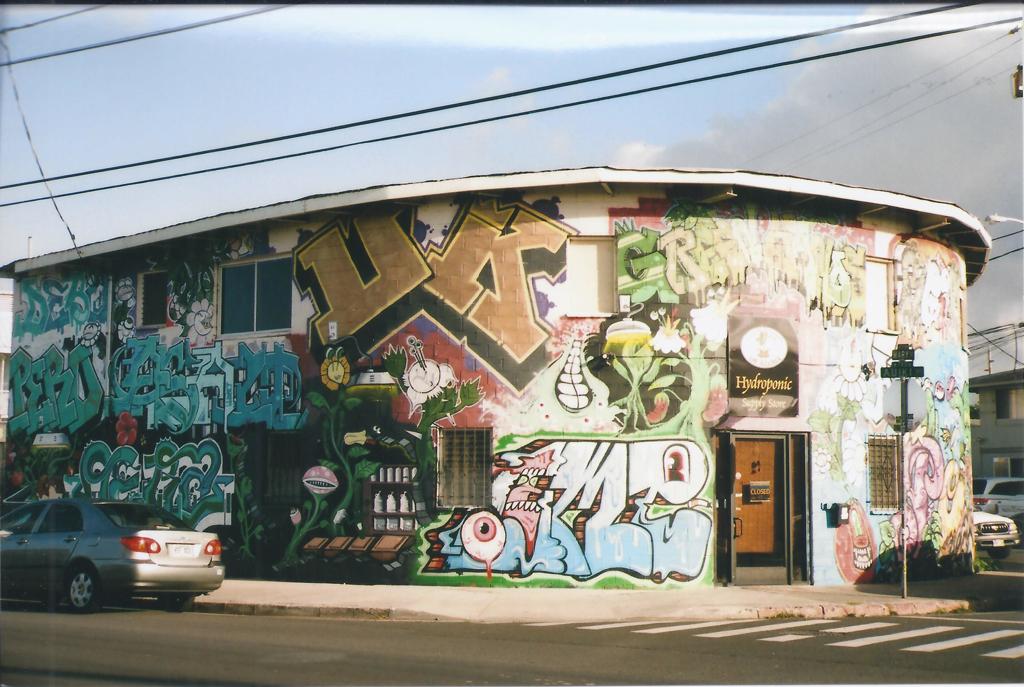 On the corner