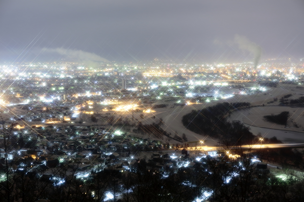 Asahikawa night-view