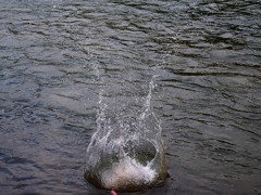 水しぶき