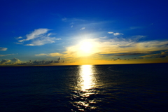 屋久島の夕焼け