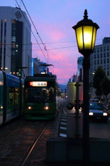 夕暮れ