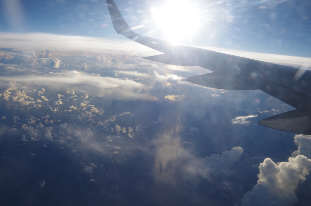 陽光の空