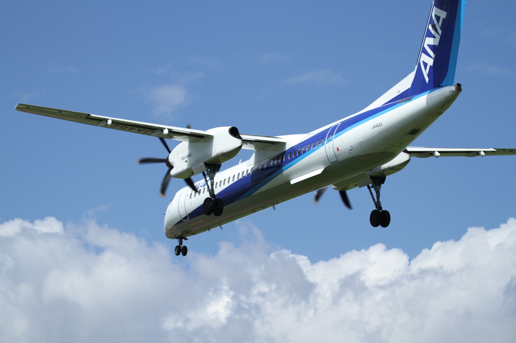 雲と飛行機