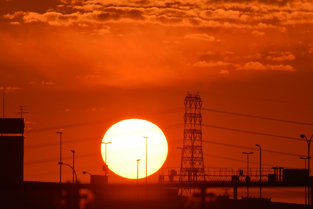 沈む夕陽