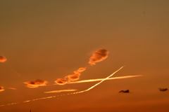 夕焼雲