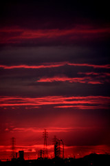 夕陽が落ちて