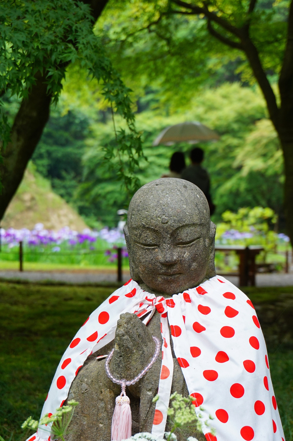 雨の庭園　明月院