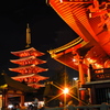 浅草寺のライトアップ