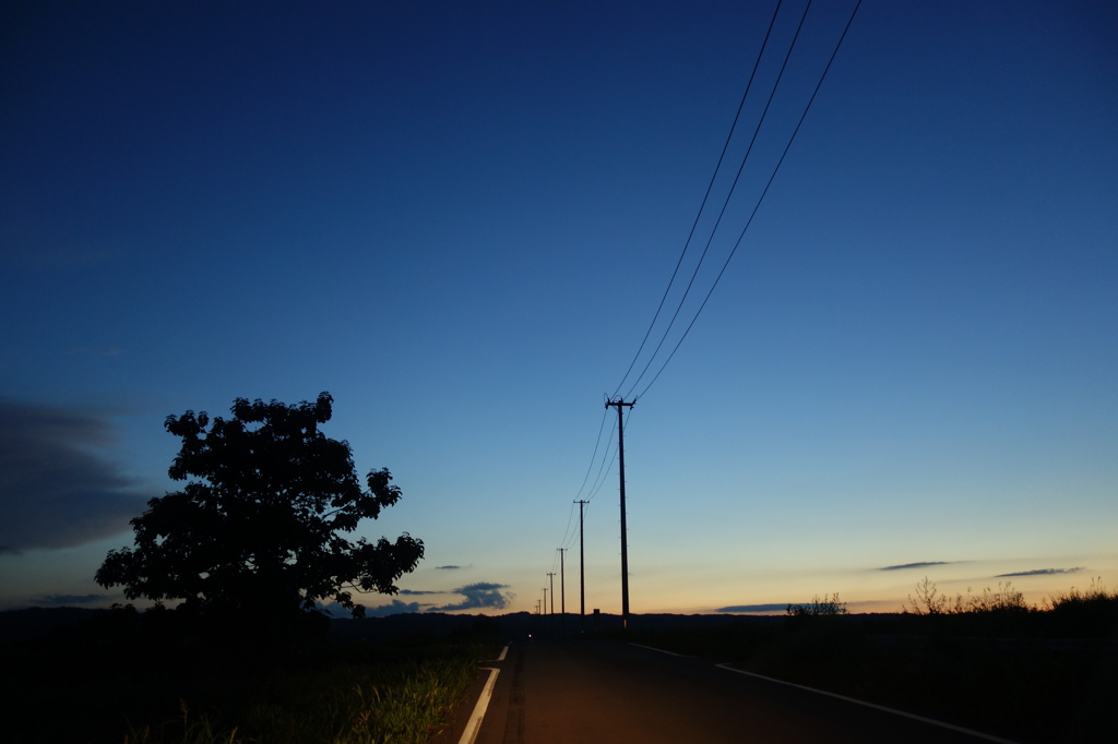 夜空になりかけ
