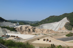 大分川ダム建設現場 1