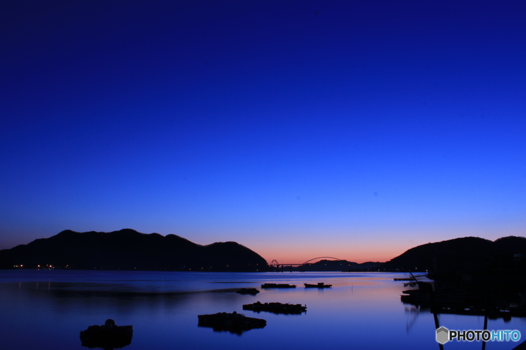 福山市 内海大橋 夕景 3