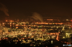 鷲羽山ｽｶｲﾗｲﾝ  水島工業地帯夜景 4