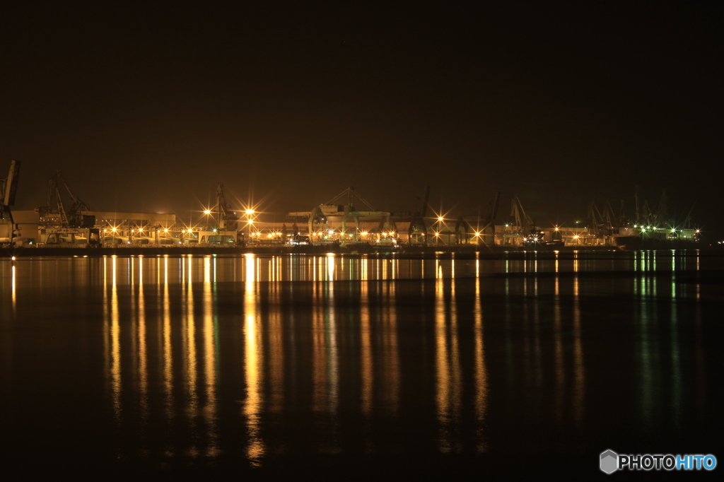福山港 夜景