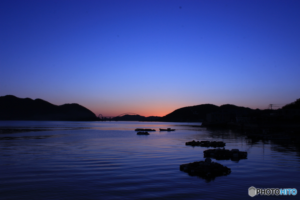 福山市 内海大橋 夕景 1