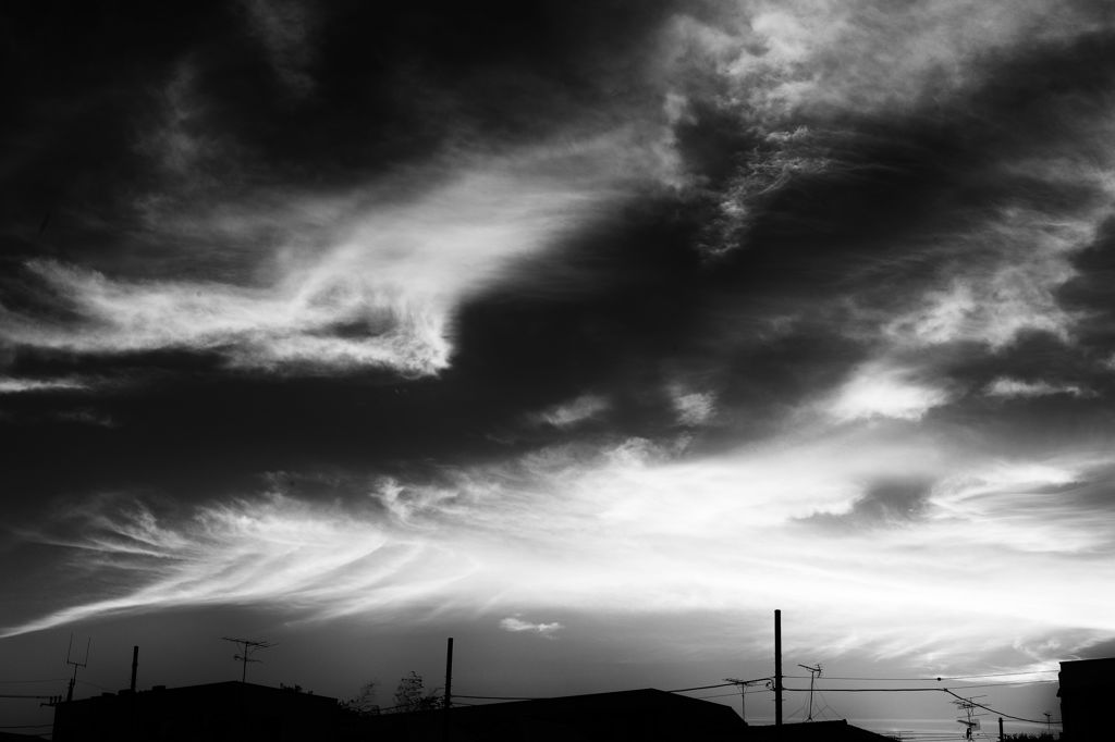 今日の空