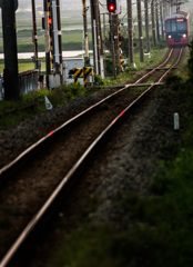 一貴山駅にて。