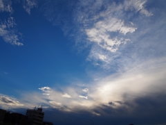 昼と夕方の間で