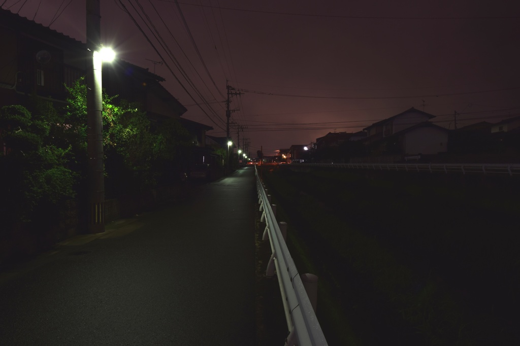 雨の合間に