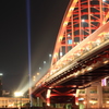 夜の神戸大橋