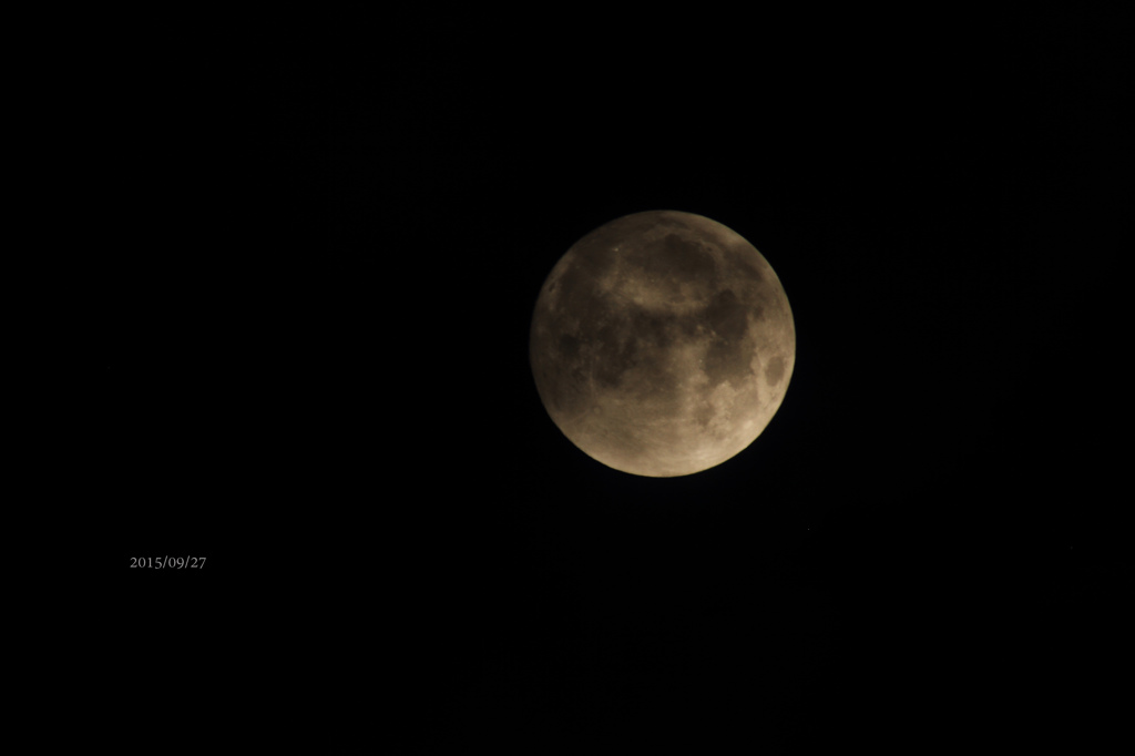 2015/09/27 moon 月