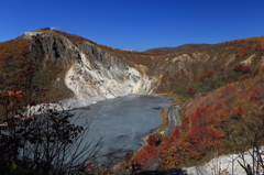 登別温泉地獄谷 秋⑧