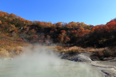 登別温泉地獄谷 秋⑩