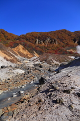 登別温泉地獄谷 秋⑤