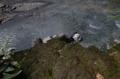登別温泉　大湯沼　温泉の川④