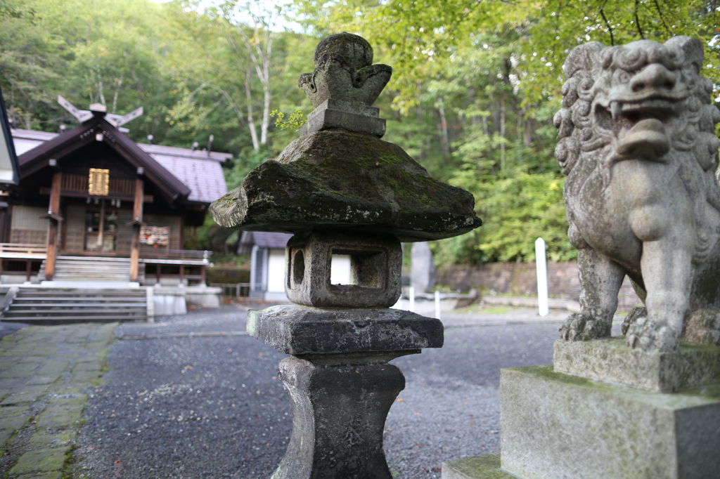 登別温泉　灯籠