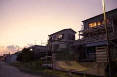 海でスケボーイカすね