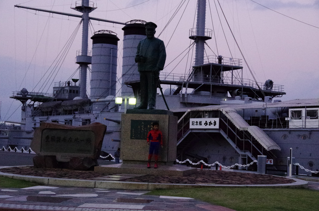 スパイダーマン激写！