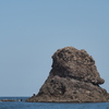 浦富海岸の釣り人