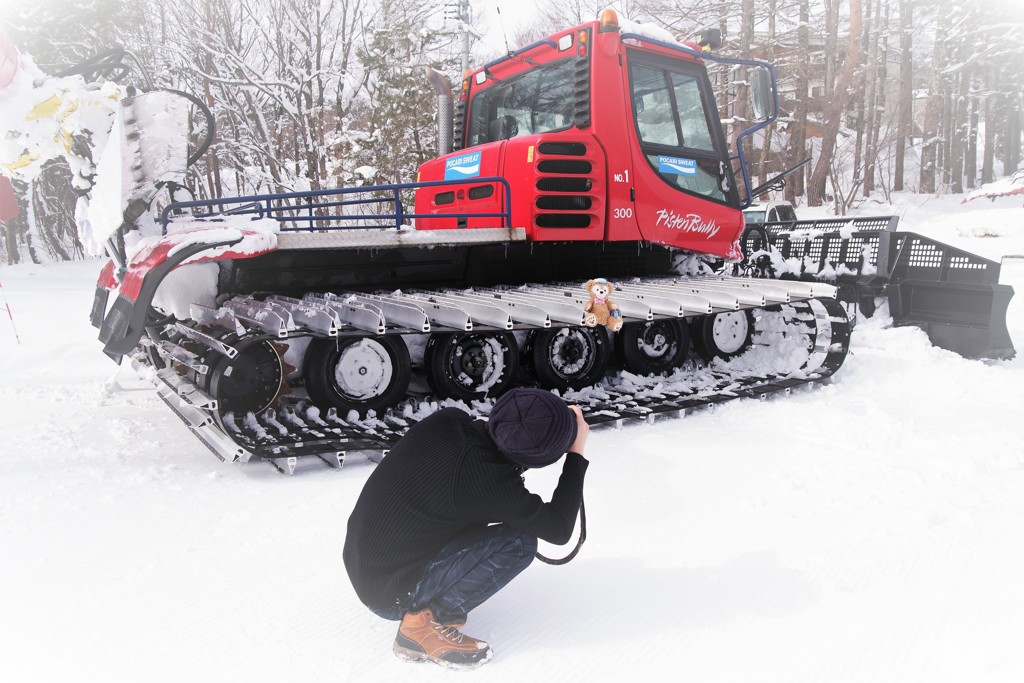 君と冬の想い出～圧雪車とロックオン!!(｀・д『+』