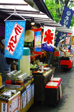 綺麗なお姉さんの焼く美味しいお団子。