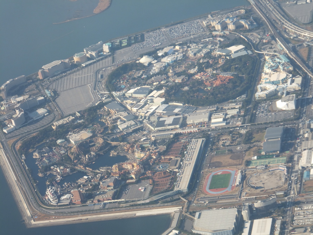 空の上から夢の国