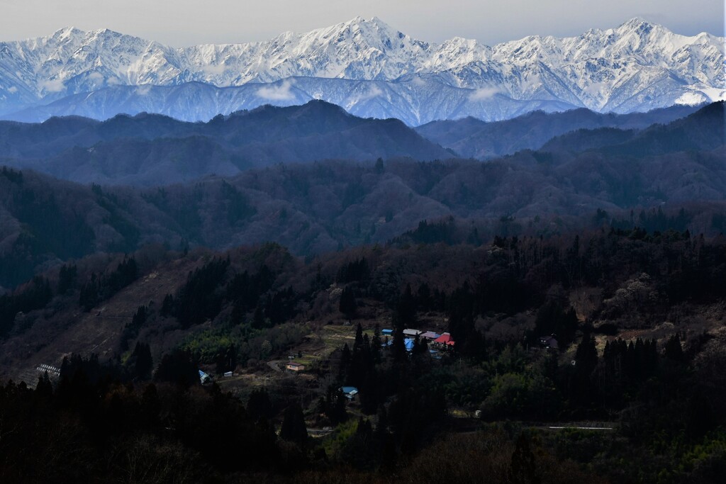 日本一美しい村の冬景色