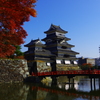 紅く染まる秋の名城