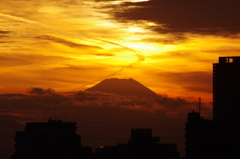 富士山・夕景3