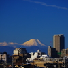 しずくBlue　白銀の富士