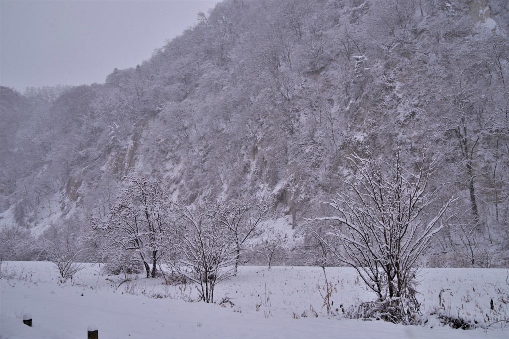 山と暮らす～雪を纏う渓谷の美～