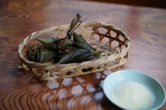 創始百年　きっとお猿も好きな温泉笹ちまき(*^-^*)