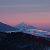 しずくpink　美ヶ原からの富士