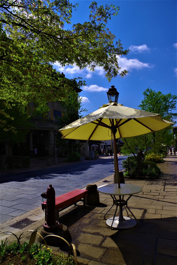 碧空の下　ちょっと一息しませんか？