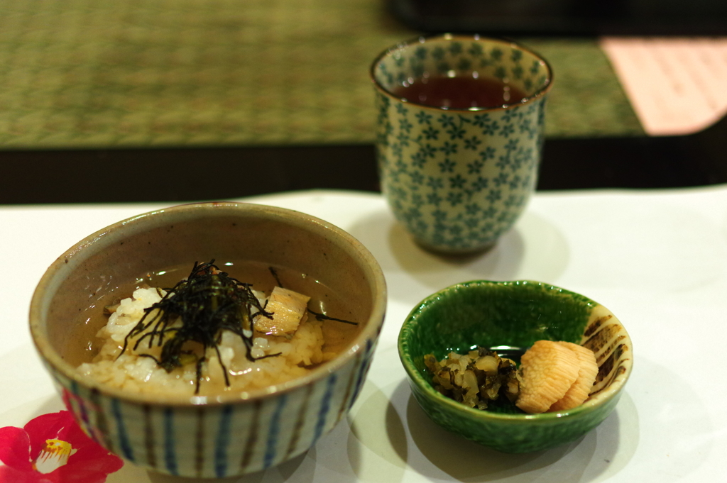 お食事・岩魚のお茶漬け