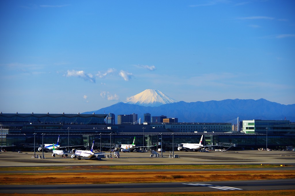 富士山とコラボ～♬