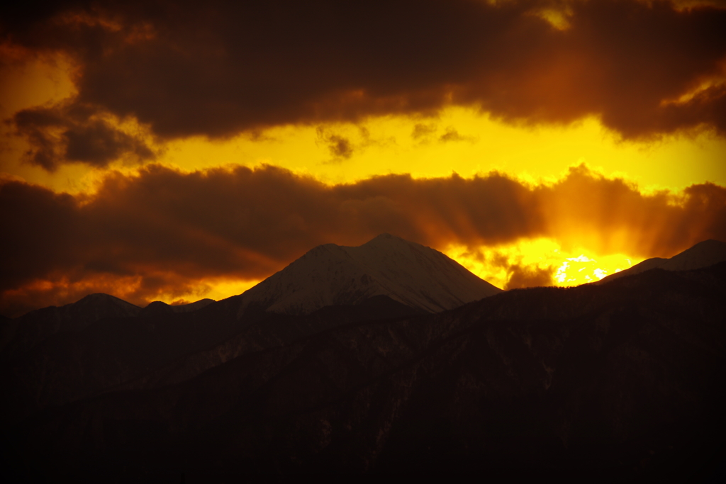 君と見た、美しい夕景・・・